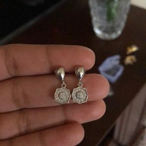 Sterling Silver CZ stones Earrings